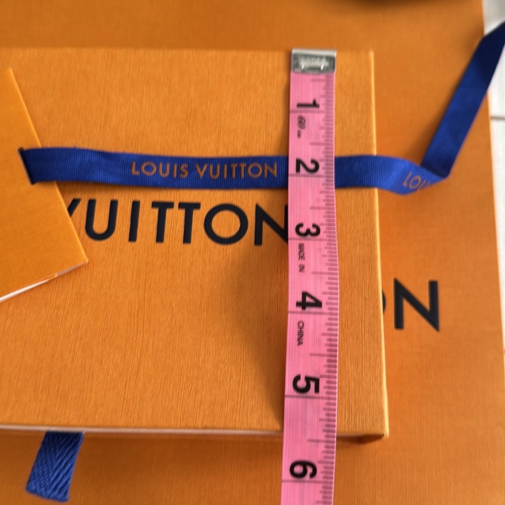 Louis Vuitton Long Wallet Box, Dust Bag, Tag & Ribbon + Paper Shopping Bag - Picture 9 of 11